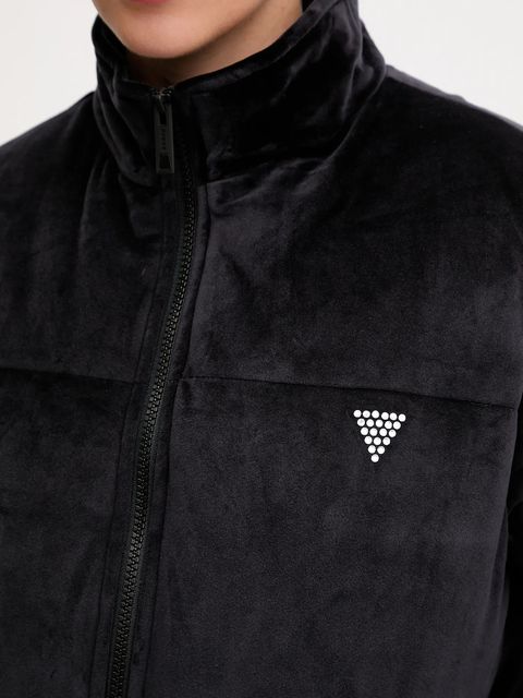 Guess kurtka COUTURE kolor czarny zimowa V4BL03 K0232