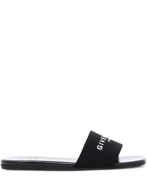 Givenchy logo-band flat sandals - Black - zdjęcie produktu nr 1