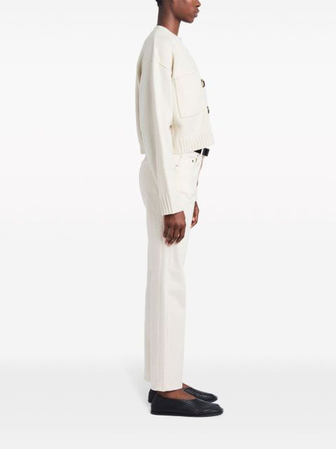 Proenza Schouler Jasper straight-leg cropped jeans - White