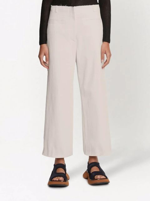 Proenza Schouler mid-rise bootcut trousers - White