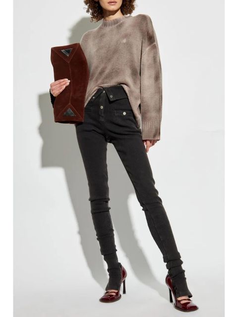 The Attico crew-neck sweater - Neutrals