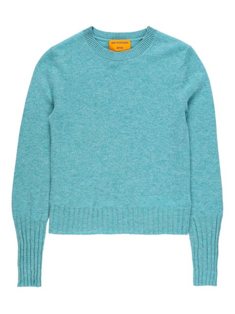 Guest In Residence Shrunken crew-neck sweater - Blue - zdjęcie produktu nr 1