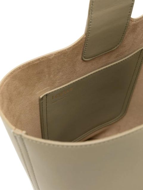 LOEWE medium Pebble leather bag - Green