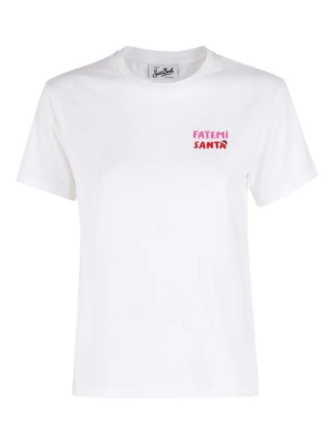 MC2 Saint Barth lettering T-shirt - White - zdjęcie produktu nr 1