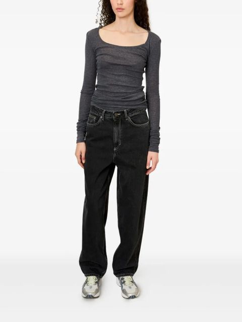 American Vintage Massachusetts long-sleeve T-shirt - Grey - zdjęcie produktu nr 2