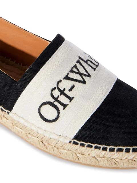 Off-White Bookish logo-band espadrilles - Black - zdjęcie produktu nr 2