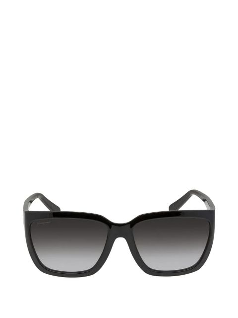 Ferragamo square-frame sunglasses - Black - zdjęcie produktu nr 1