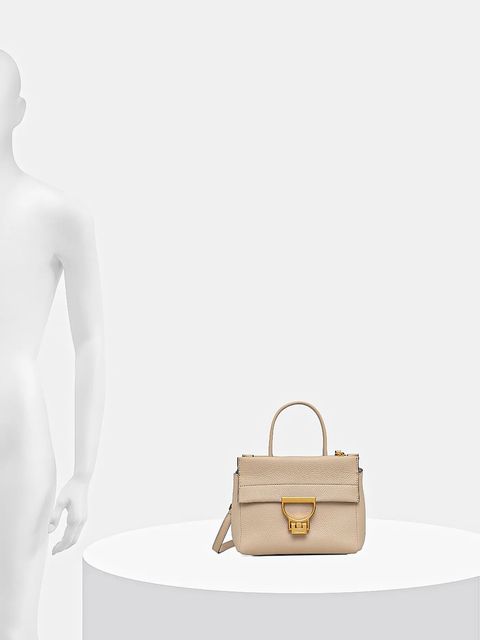 Coccinelle torebka skórzana ARLETTIS kolor beżowy E1 MD5 18 02 01