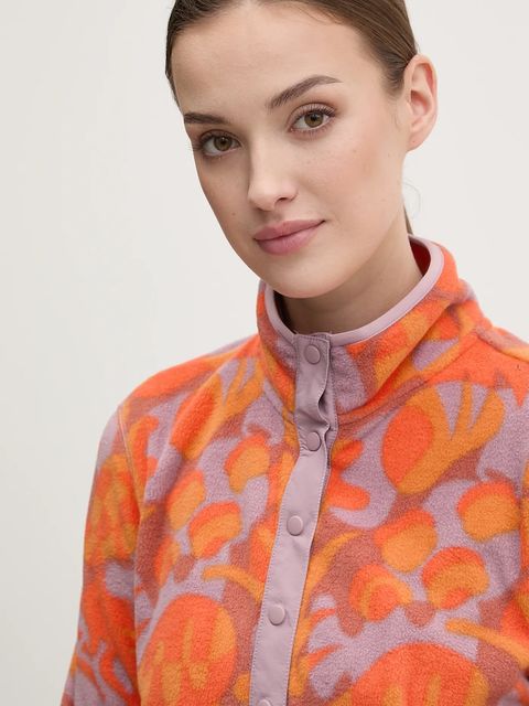 Helly Hansen bluza sportowa Maridalen kolor pomarańczowy wzorzysta 63430