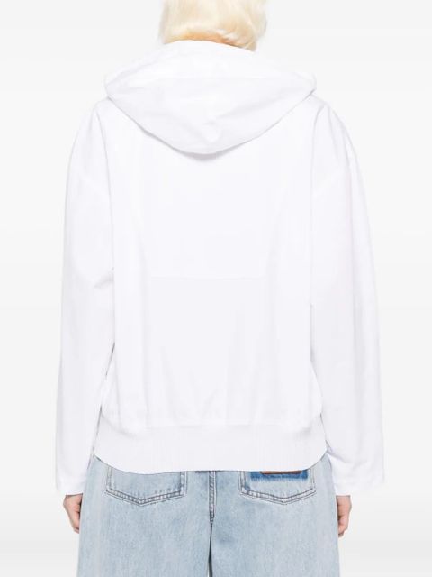 Jacquemus Haut trapeze hoodie - White