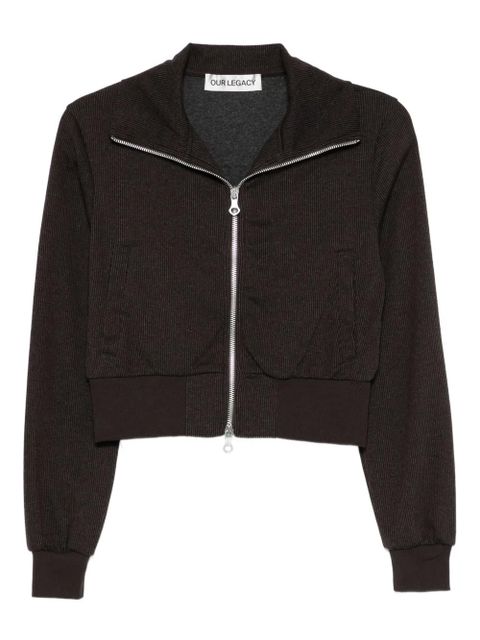 OUR LEGACY zip-up cardigan - Brown - zdjęcie produktu nr 1