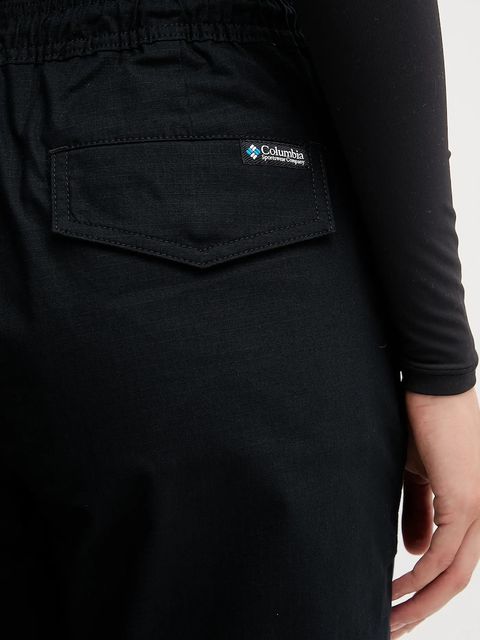 Columbia spodnie ROC Ripstop damskie kolor czarny high waist 2135771