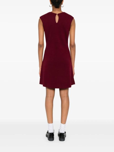 Maje layered mini sweater dress