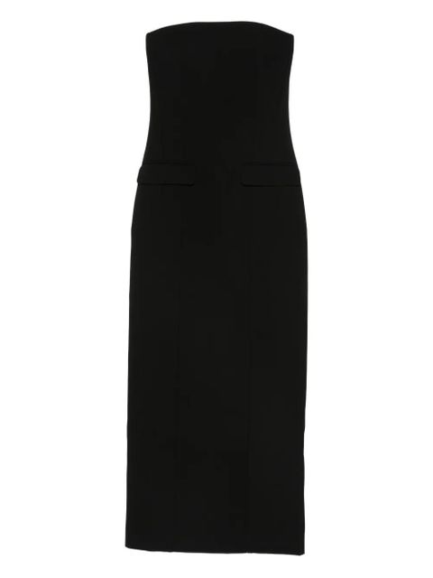 TOTEME strapless flap-pocket dress - Black - zdjęcie produktu nr 1