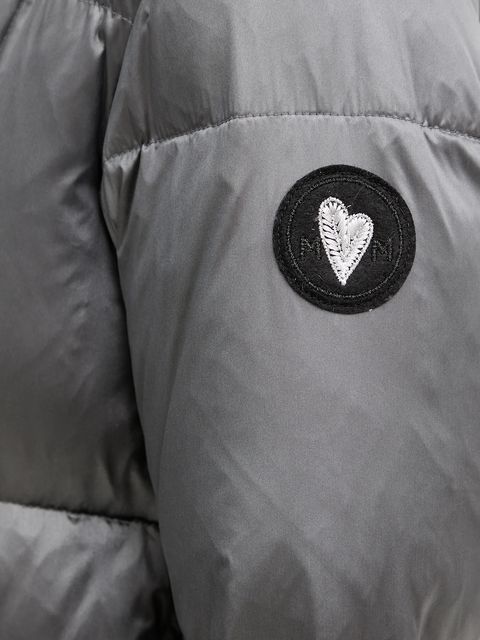 Mos Mosh kurtka puchowa damska kolor szary zimowa