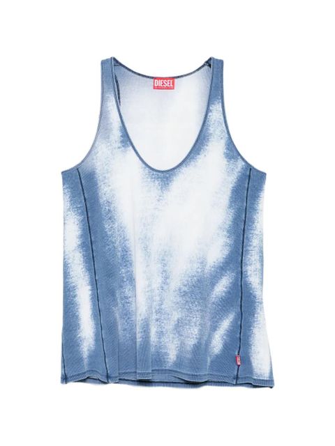 Diesel cotton dyed vest - Blue - zdjęcie produktu nr 1