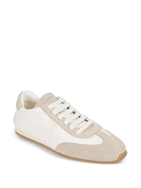Prada lace-up round-toe sneakers - White - zdjęcie produktu nr 2