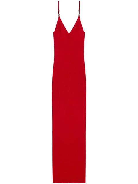 Versace Safety Pin slip midi dress - Red - zdjęcie produktu nr 1