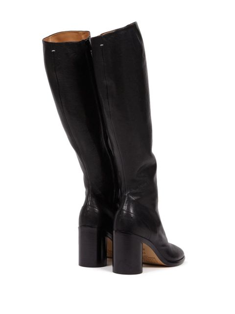 Maison Margiela Tabi 80mm knee-high boots - Black