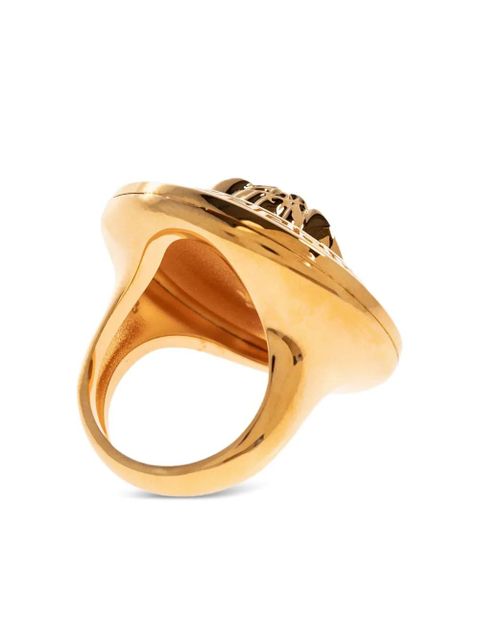 Versace Medusa-head circular ring - Gold