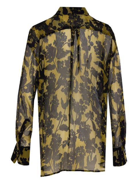 Victoria Beckham silk shirt - Green - zdjęcie produktu nr 2