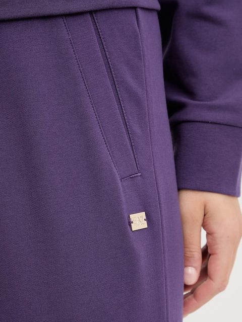 EA7 Emporio Armani dres damski kolor fioletowy AF13135.7W000463