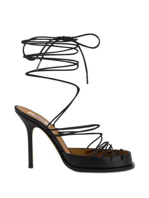 Moschino lace-up sandals - Black - zdjęcie produktu nr 1