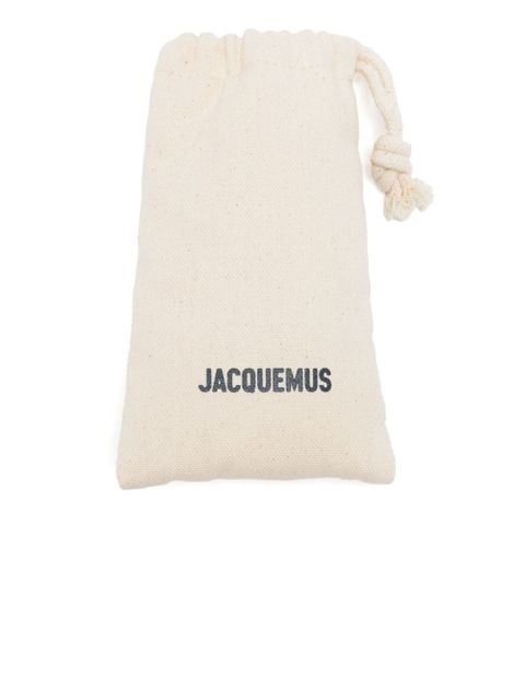 Jacquemus rectangle-frame sunglasses - Red