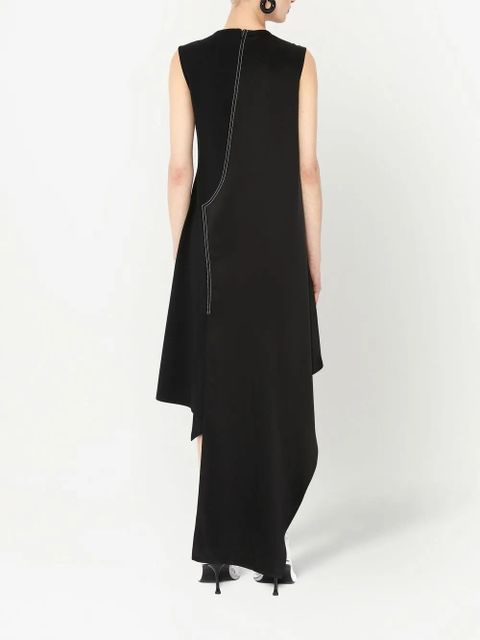 JW Anderson sleeveless asymmetric dress - Black