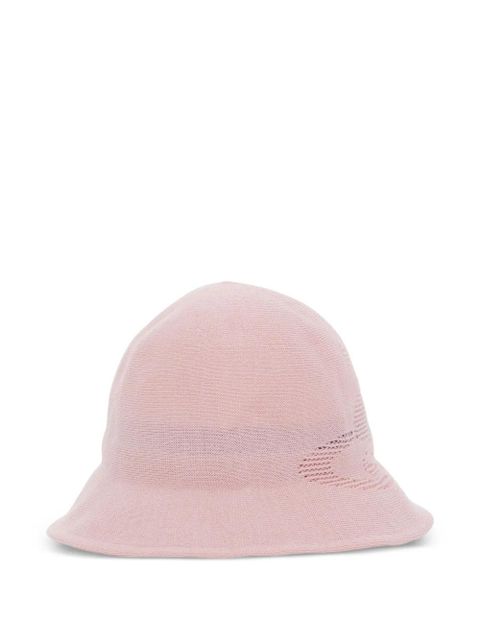Vivienne Westwood Orb-motif pointelle-knit bucket hat - Pink - zdjęcie produktu nr 1