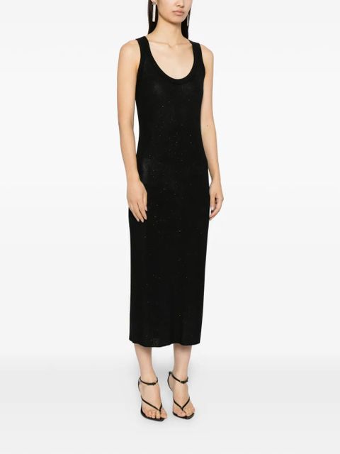 TOM FORD sequin-embellished ribbed dress - Black - zdjęcie produktu nr 2