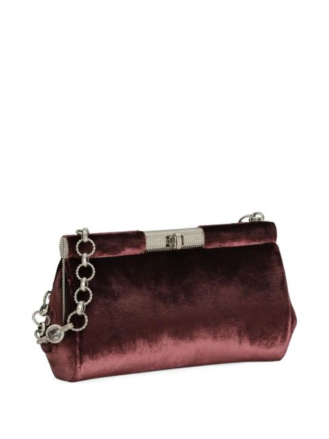 Dolce & Gabbana velvet clutch bag - Red - zdjęcie produktu nr 2