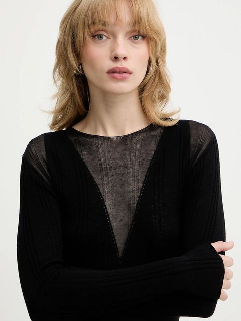 Pinko sweter z dodatkiem wełny