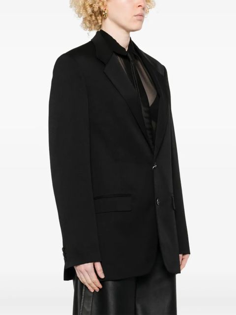 MM6 Maison Margiela single-breasted blazer - Black
