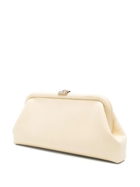 Jimmy Choo Skylar clasp chain clutch bag - Neutrals