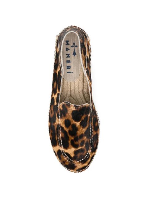 Manebi leopard-print espadrilles - Brown