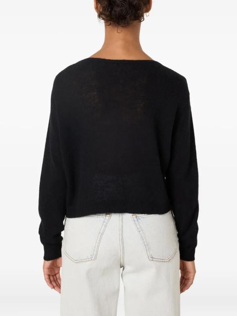 American Vintage Dumy V-neck cardigan - Black