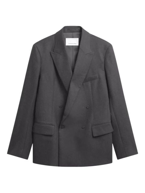 The Frankie Shop double-breasted flannel blazer - Grey - zdjęcie produktu nr 1