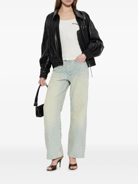 MISBHV logo-print tank top - White