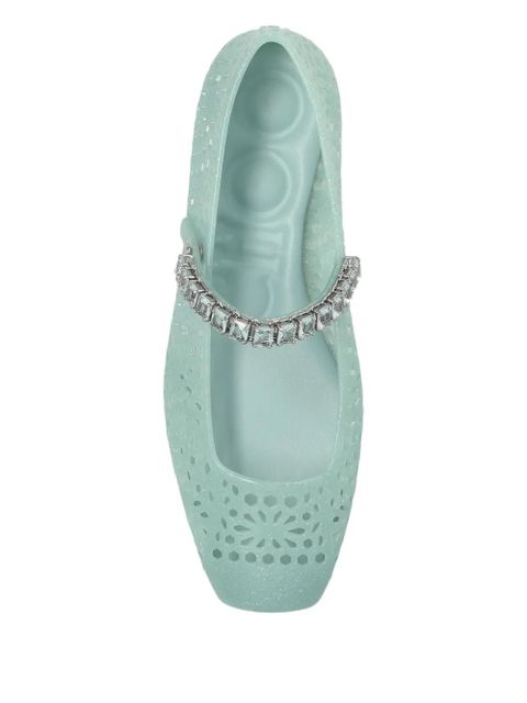 Jimmy Choo Jelly ballet flats - Green