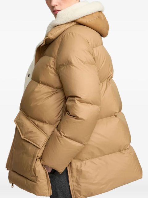 Yves Salomon down jacket - Brown