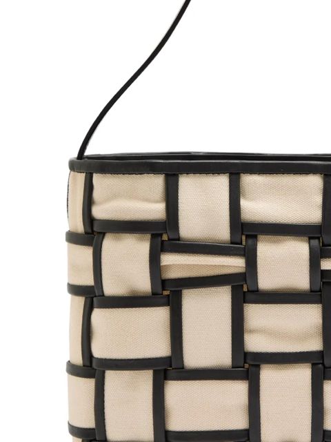 St. Agni Border Woven tote bag - Neutrals - zdjęcie produktu nr 2