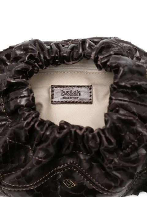 Ba&Sh June drawstring clutch bag - Brown