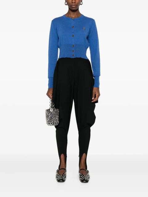 Vivienne Westwood logo-embellished cardigan - Blue