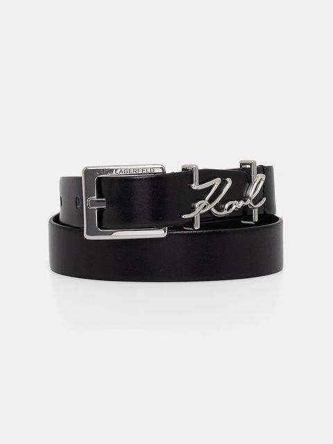 Karl Lagerfeld pasek damski skórzany K/SIGNATURE - zdjęcie produktu nr 2