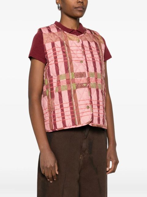 Barbour striped gilet - Pink