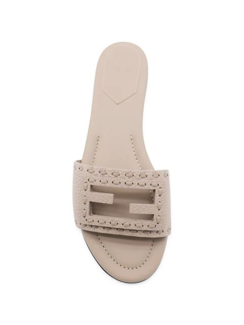 FENDI Baguette heeled sandals - Brown