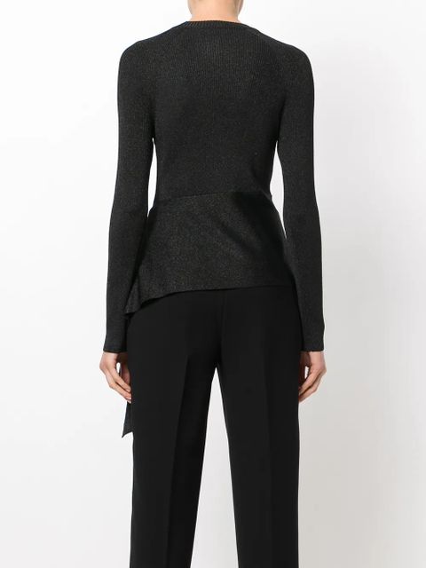 3.1 Phillip Lim ribbed side tie top - Black