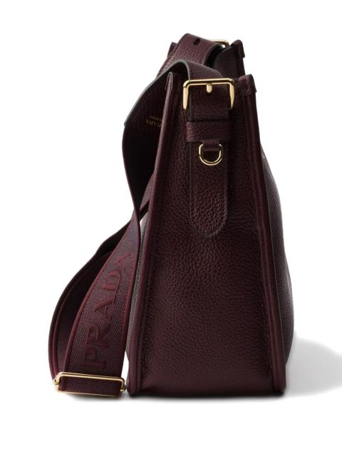 Prada triangle-logo shoulder bag - Red