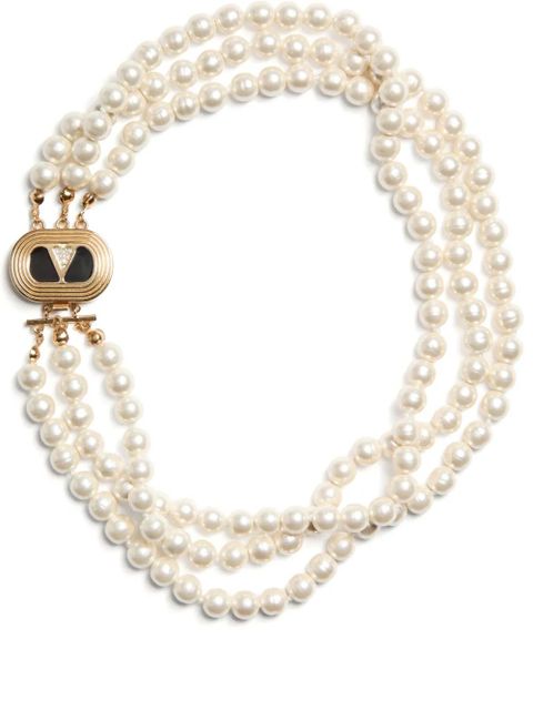 Valentino Garavani oval necklace - Gold - zdjęcie produktu nr 1